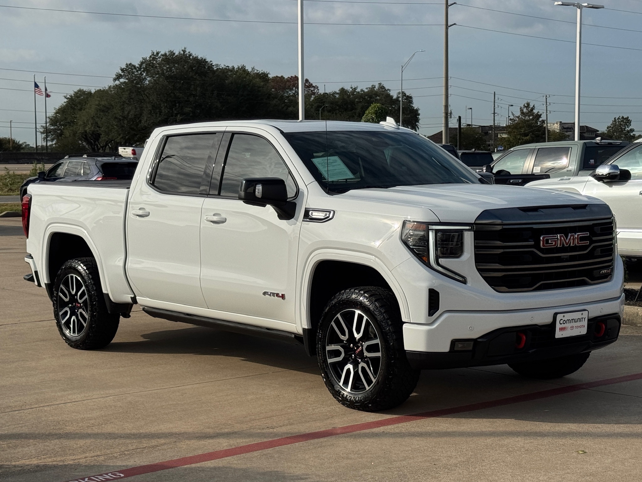 2024 GMC Sierra 1500 AT4 White at Cook Ford