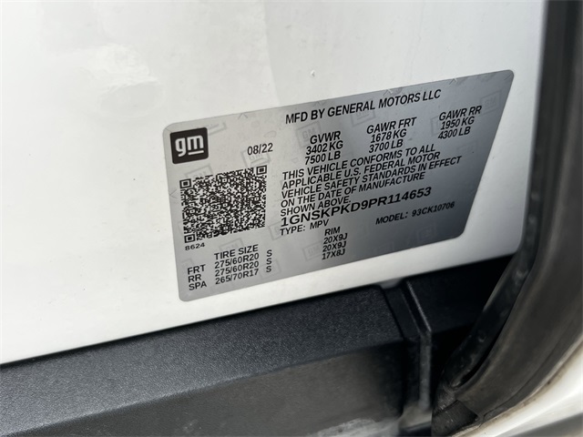 2023 Chevrolet Tahoe Z71 White at Shottenkirk Kia Fort Bend