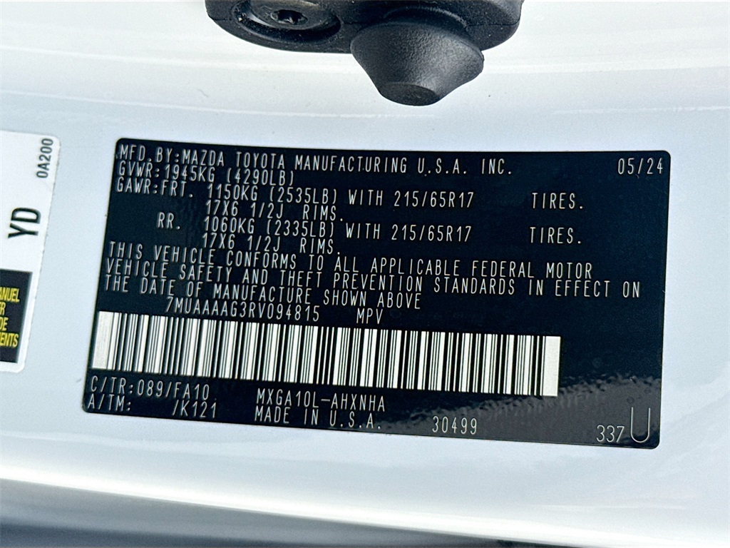 2024 Toyota Corolla Cross L White at Westside Lexus