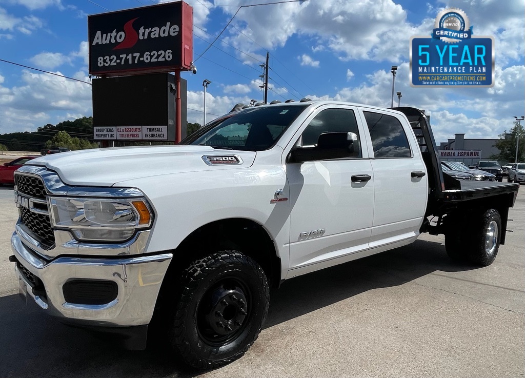 2021 Ram 3500 Tradesman White at AutoSavvy Houston Southwest