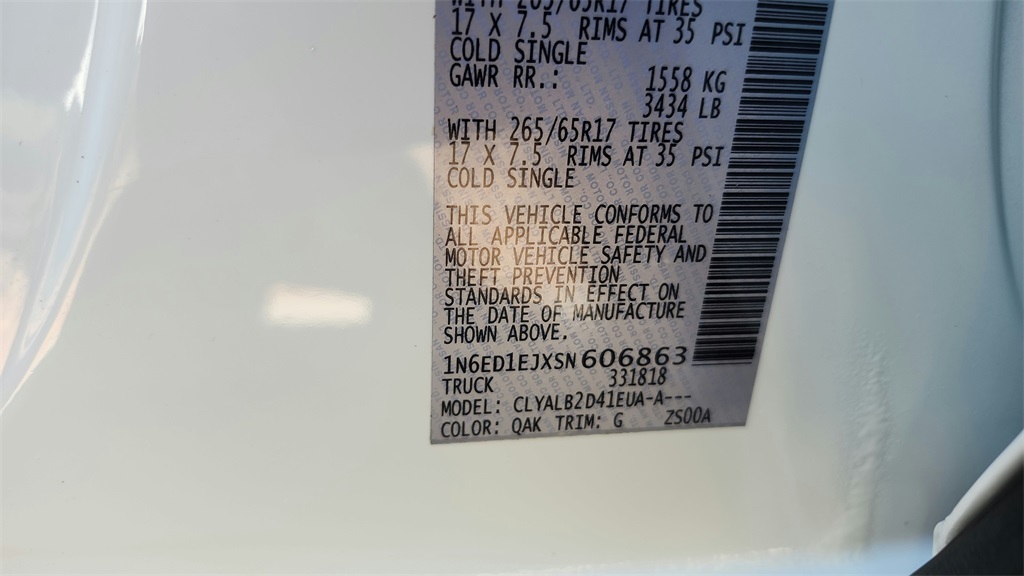 2025 Nissan Frontier