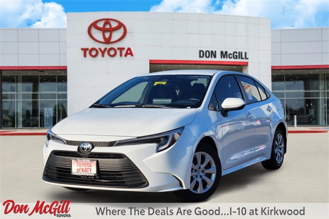 2026 Toyota Corolla Hybrid LE White at Don McGill Toyota