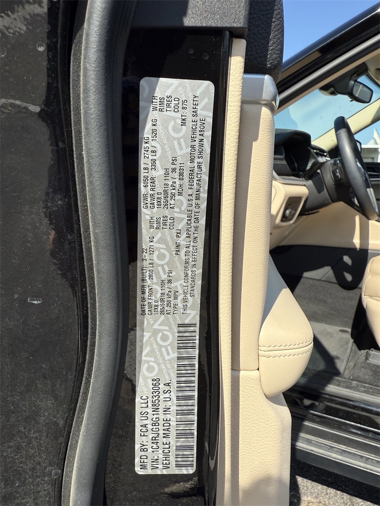 2022 Jeep Grand Cherokee Limited Black at Victoria Chrysler Dodge Jeep Ram