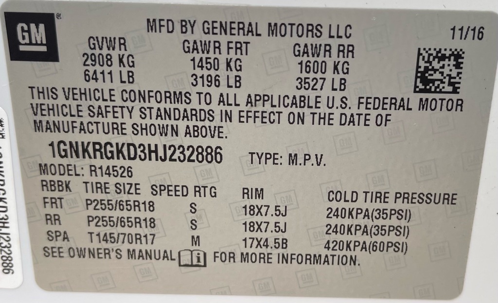 2017 Chevrolet Traverse LT White at Bravo Nissan