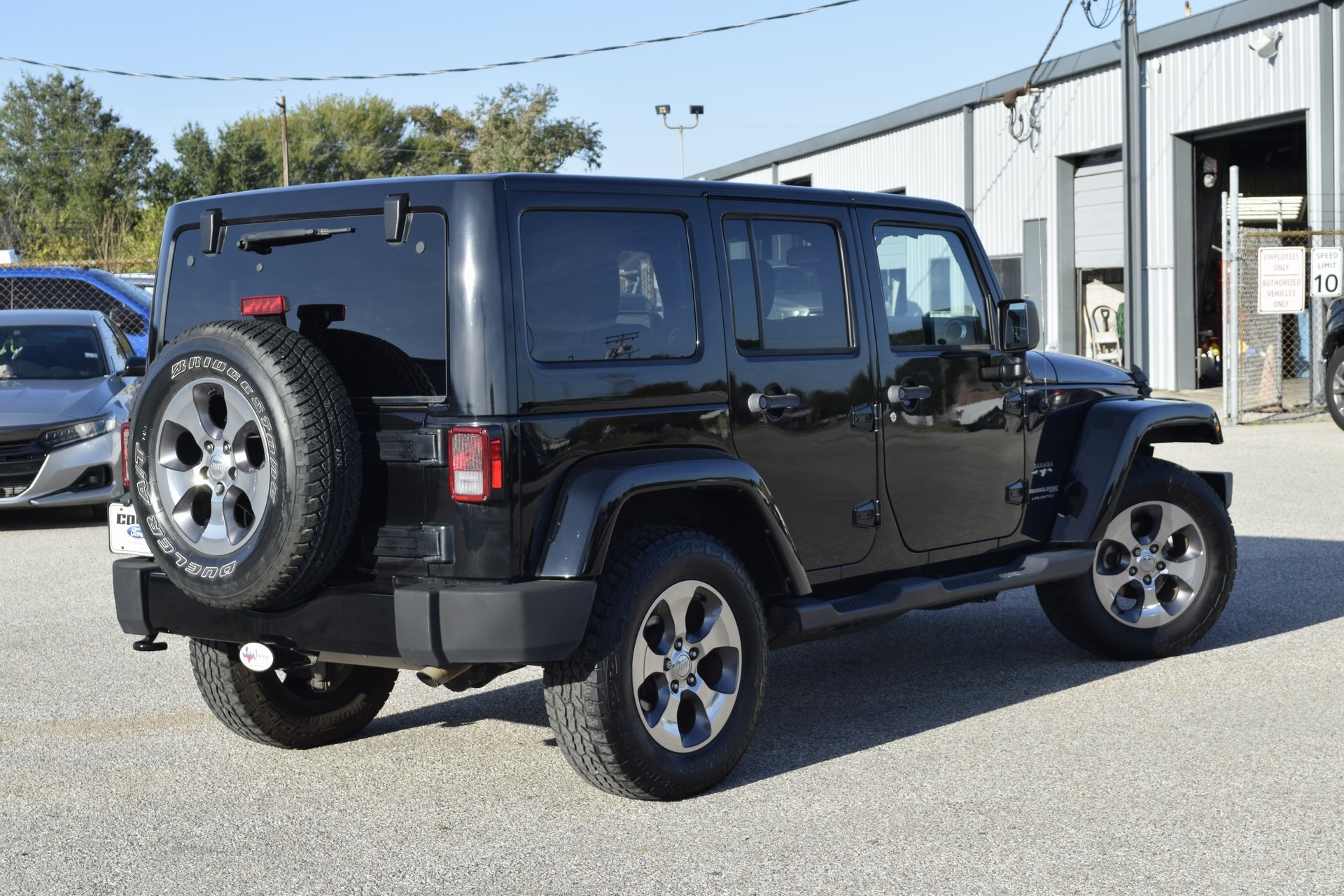 2018 Jeep Wrangler JK Unlimited Sahara Black at Wharton Ford