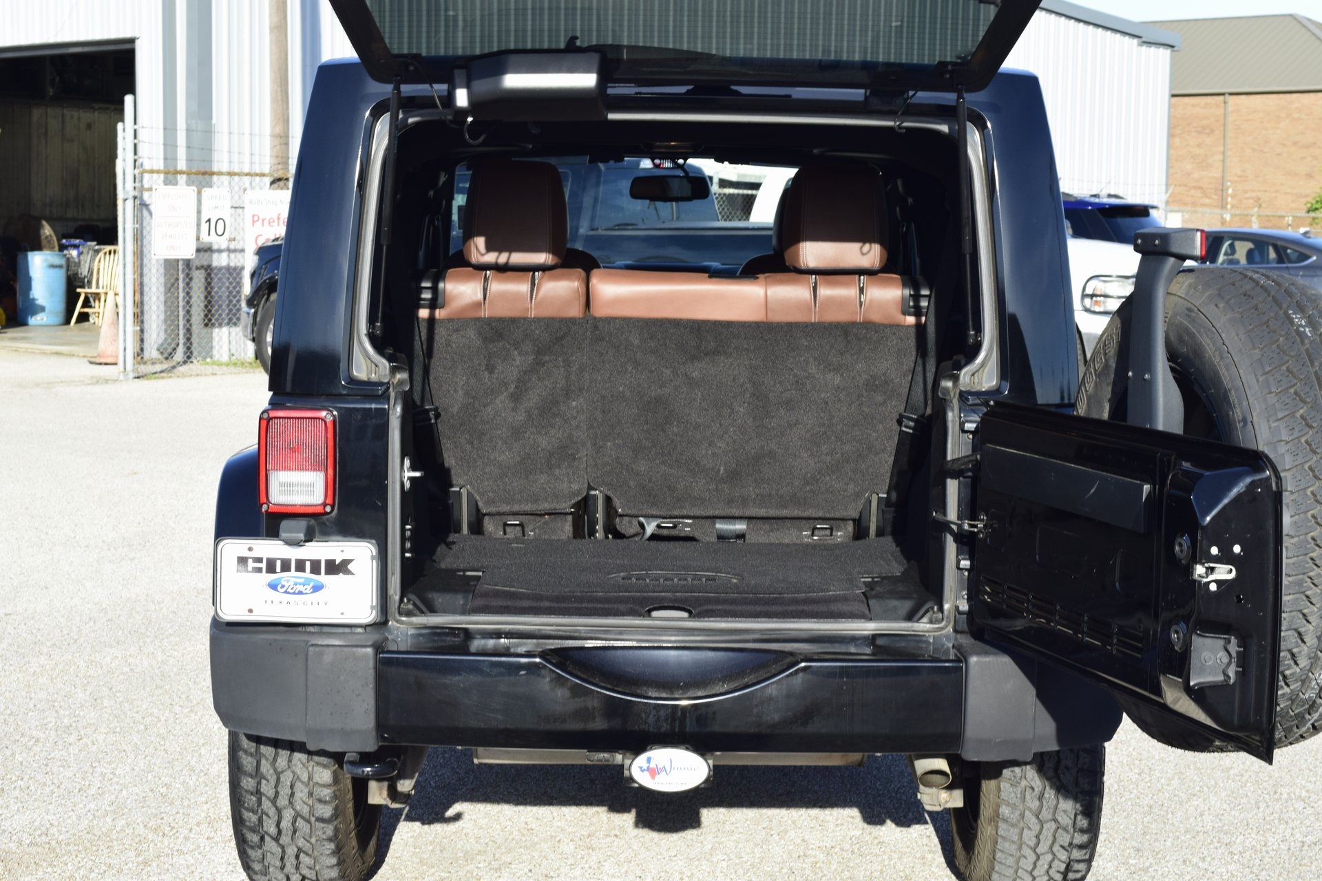 2018 Jeep Wrangler JK Unlimited Sahara Black at Wharton Ford