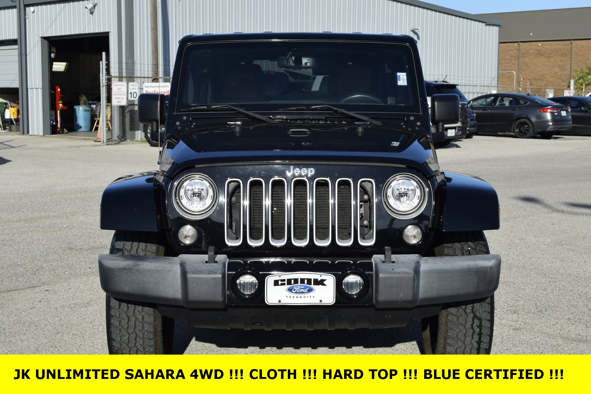 2018 Jeep Wrangler JK Unlimited Sahara Black at Wharton Ford