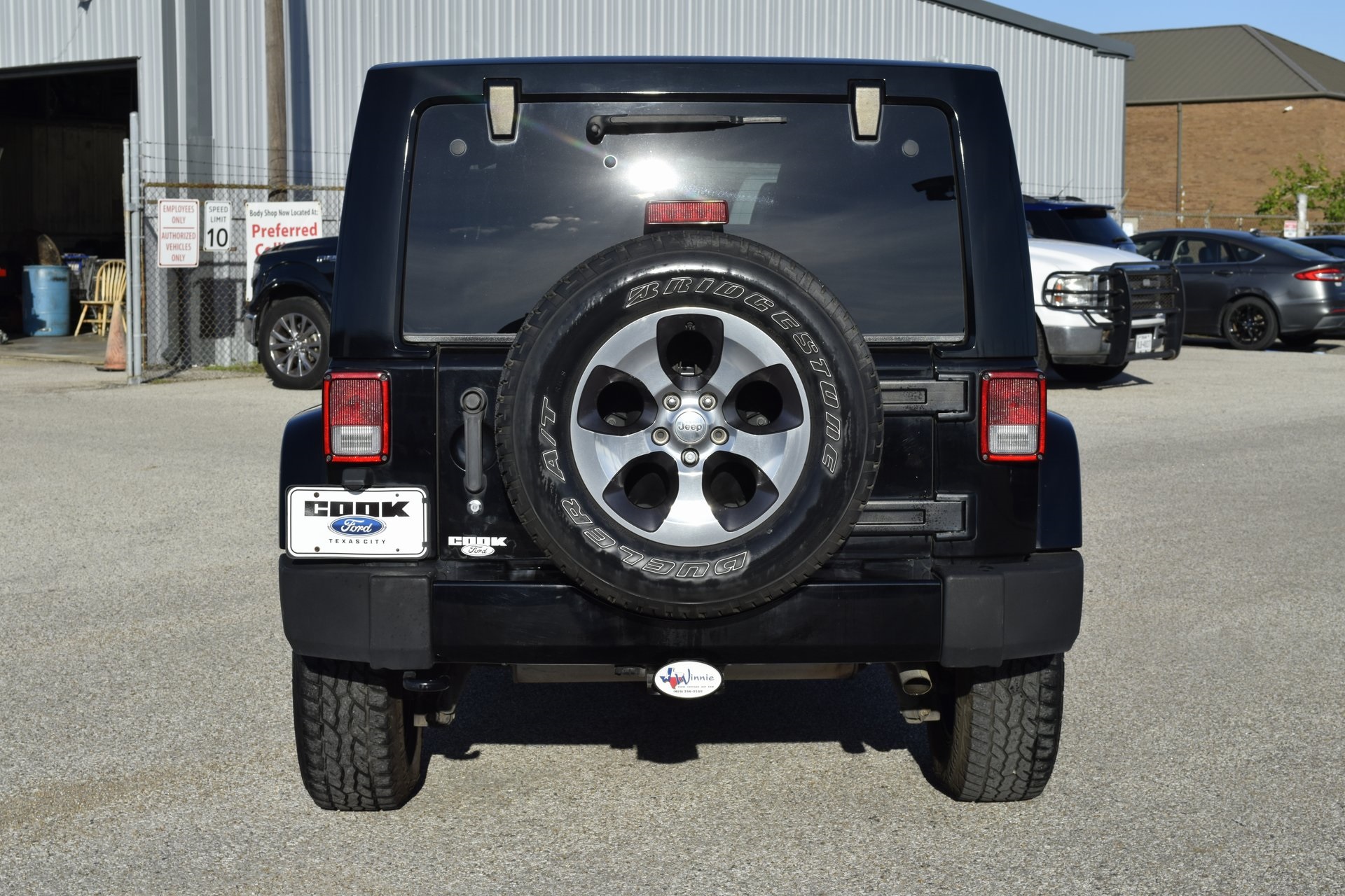 2018 Jeep Wrangler JK Unlimited Sahara Black at Wharton Ford