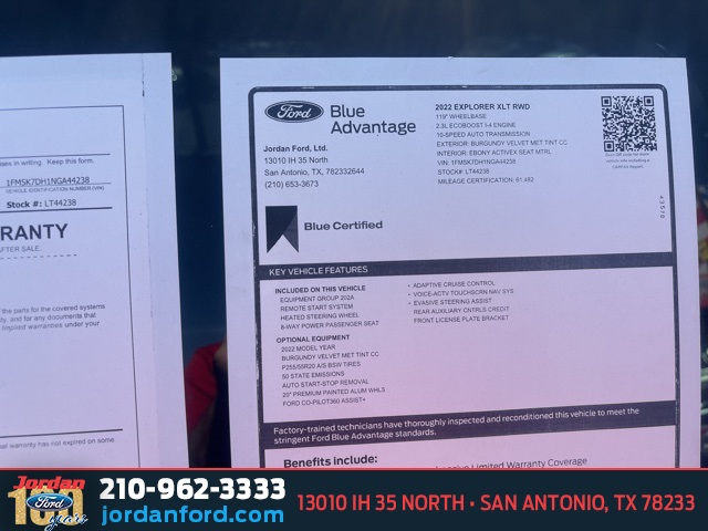 Used Car 2022 Ford Explorer  Xlt For Sale Under $30,000 In San Antonio, Texas