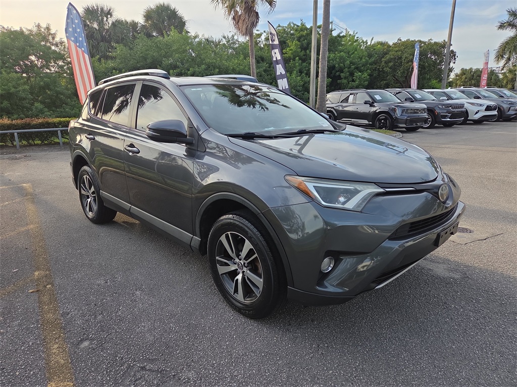 Used 2017 Toyota RAV4 XLE with VIN JTMWFREV5HD095869 for sale in Tamarac, FL