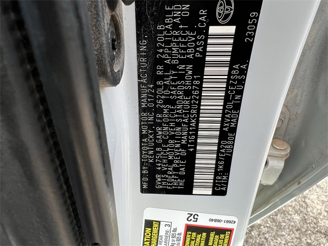 2024 Toyota Camry SE Gray at Don McGill Toyota