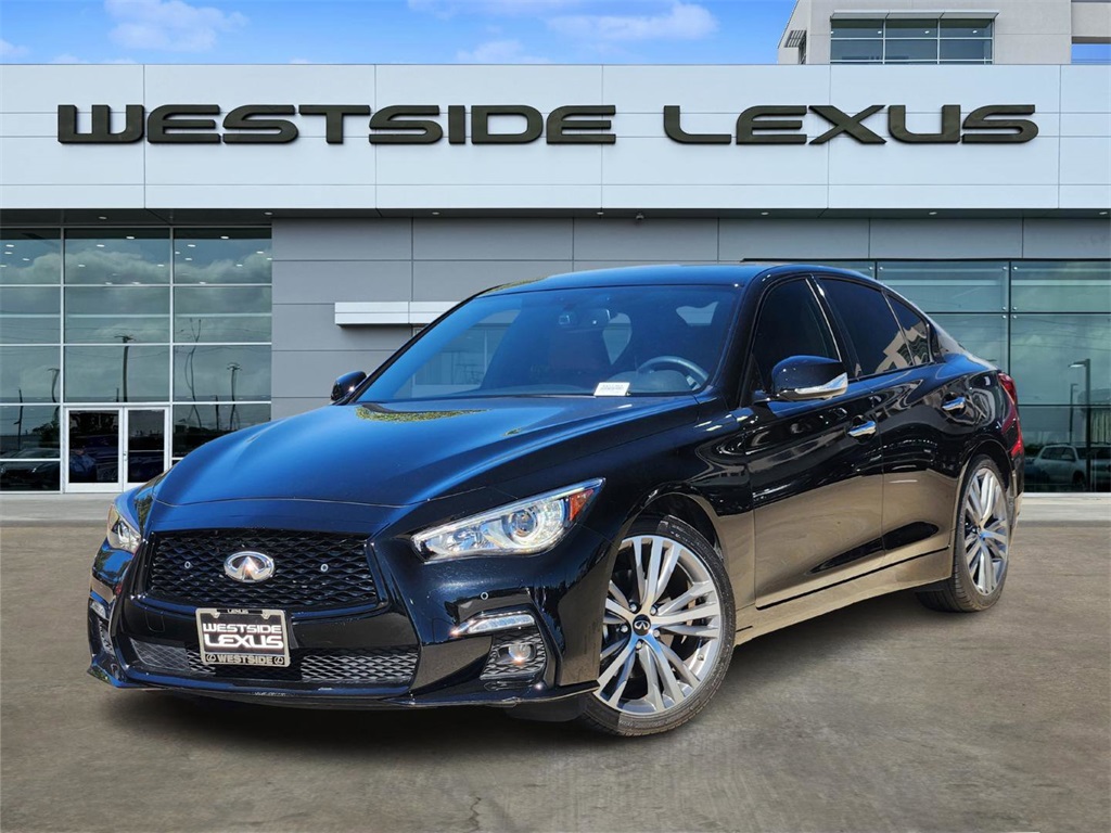 2024 INFINITI Q50 SENSORY Black at AutoSavvy Houston Southwest