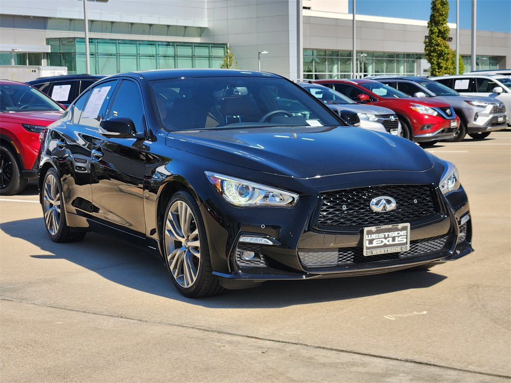 2024 INFINITI Q50 SENSORY Black at AutoSavvy Houston Southwest