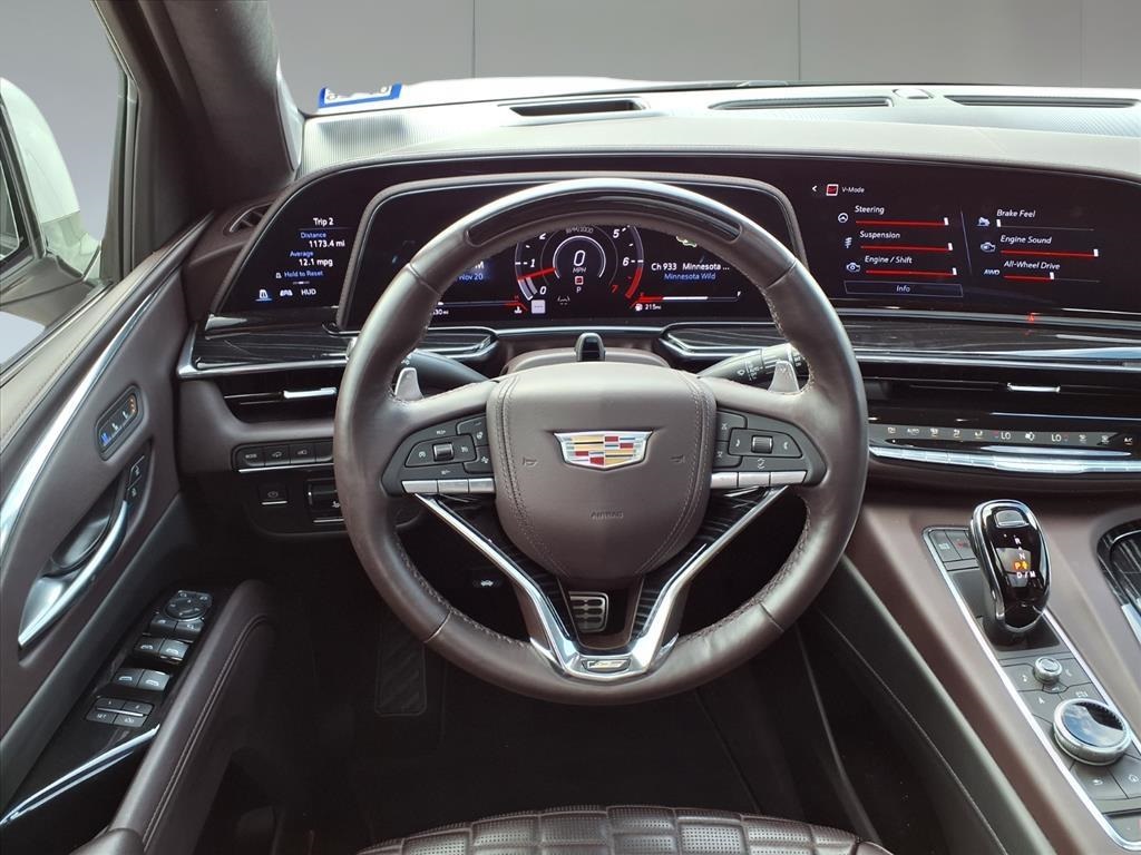 2023 Cadillac Escalade ESV V-Series White at Bayway Cadillac of The Woodlands