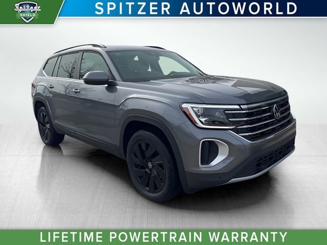 Gray 2025 Volkswagen Atlas SE 4Motion with Technology SUV / Crossover All-Wheel Drive 8-Speed Automatic