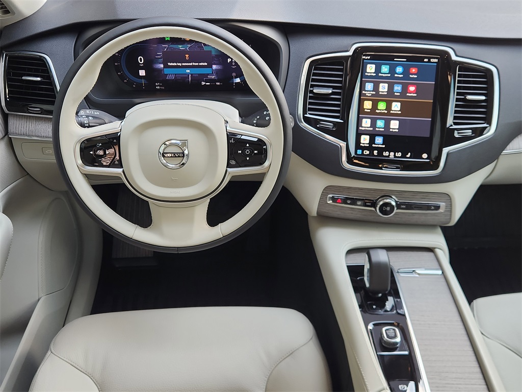 2024 Volvo XC90 B6 Plus Bright Theme 6-Seater White at DeMontrond Automotive Group