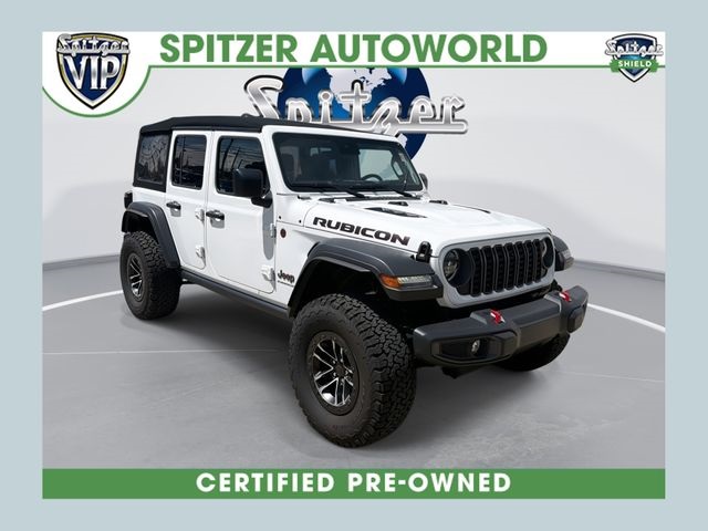 Bright White Clearcoat 2024 Jeep Wrangler SUV / Crossover Four-Wheel Drive 8-Speed Automatic