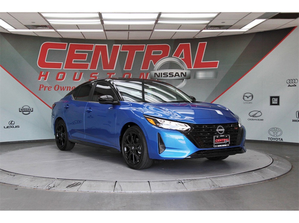2025 Nissan Sentra SR Blue at Central Houston Nissan