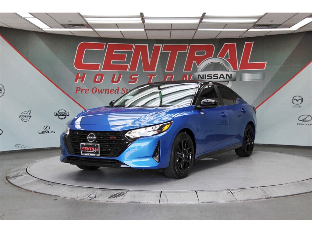 2025 Nissan Sentra SR Blue at Central Houston Nissan