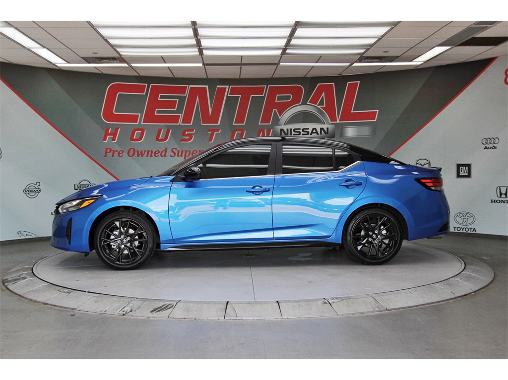 2025 Nissan Sentra SR Blue at Central Houston Nissan