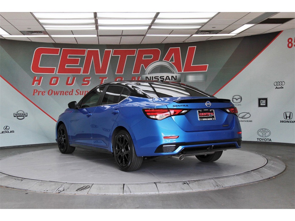 2025 Nissan Sentra SR Blue at Central Houston Nissan