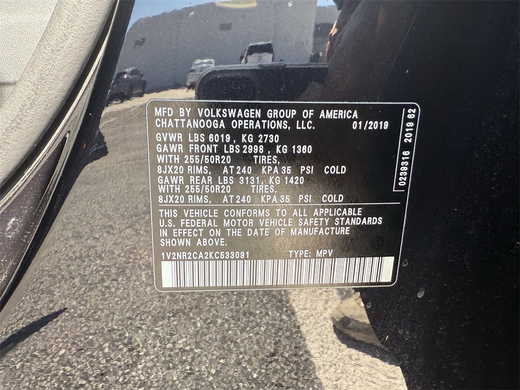 2019 Volkswagen Atlas SEL Premium  at DeMontrond Auto Country