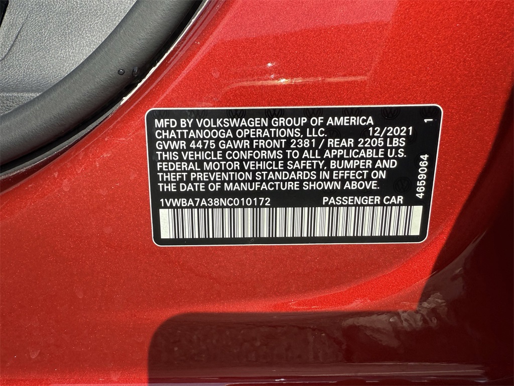 2022 Volkswagen Passat 2.0T Limited Edition Blue at Durrett Motor Company