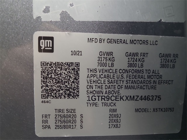 2021 – GMC – Sierra 1500