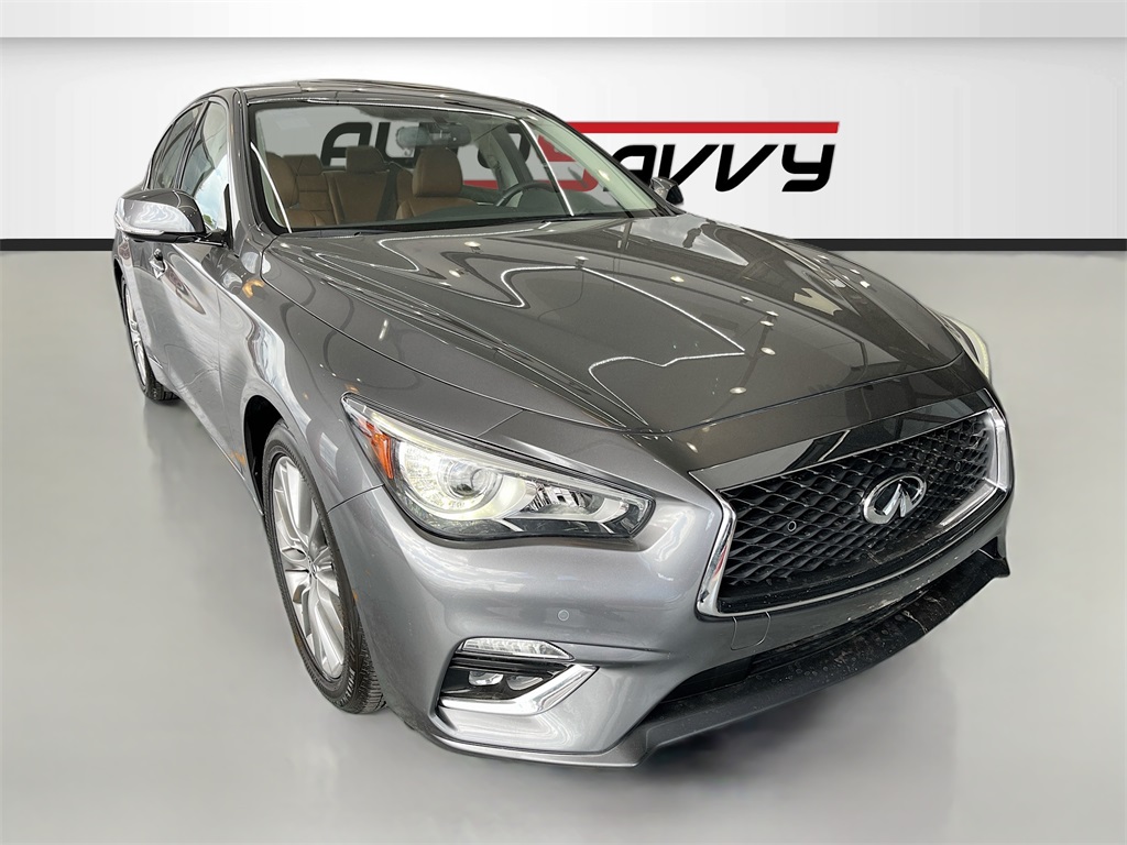 2024 INFINITI Q50 LUXE Gray at AutoSavvy Houston Southwest