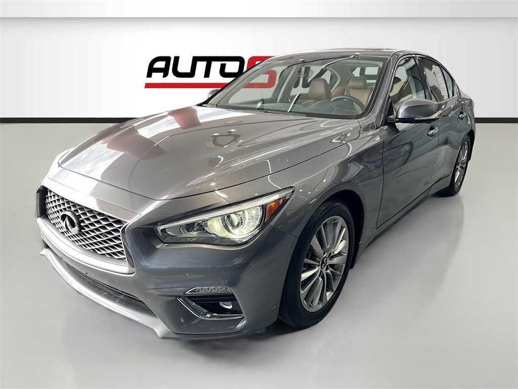 2024 INFINITI Q50 LUXE Gray at AutoSavvy Houston Southwest