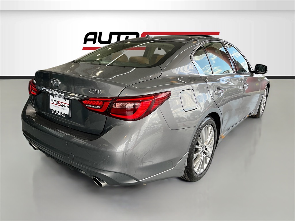 2024 INFINITI Q50 LUXE Gray at AutoSavvy Houston Southwest