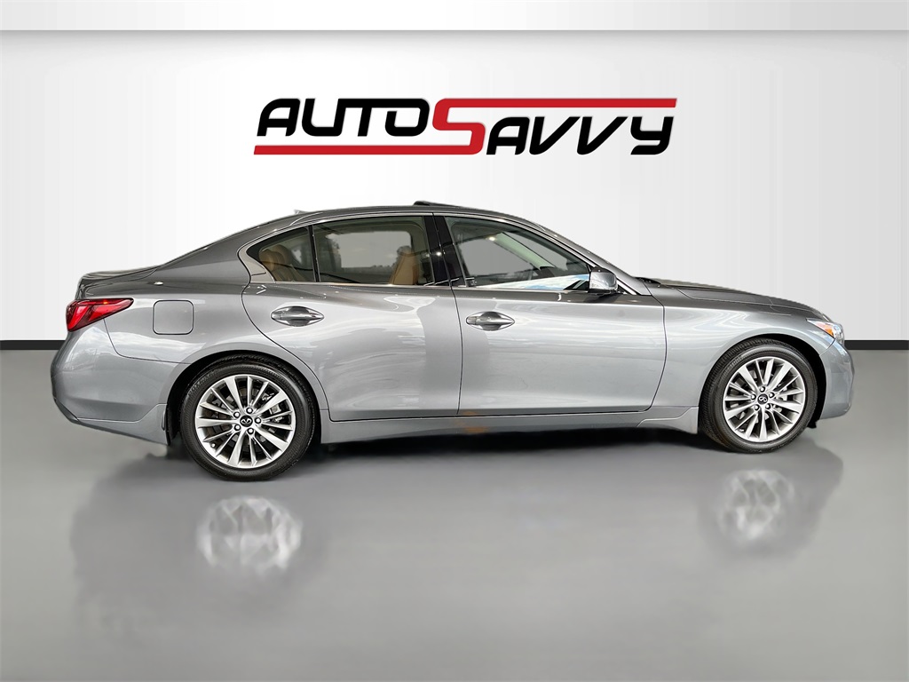2024 INFINITI Q50 LUXE Gray at AutoSavvy Houston Southwest