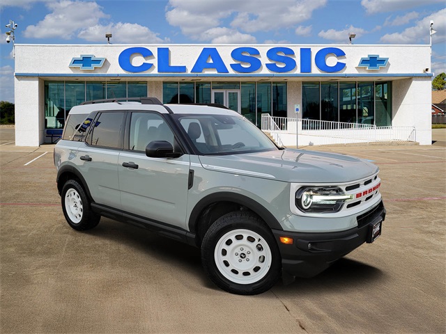 2024 Ford Bronco Sport Heritage Green at DeMontrond Gulf Freeway