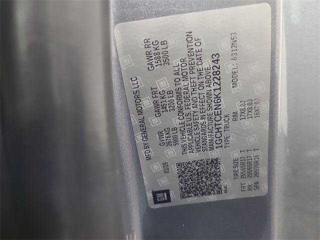 2019 – Chevrolet – Colorado