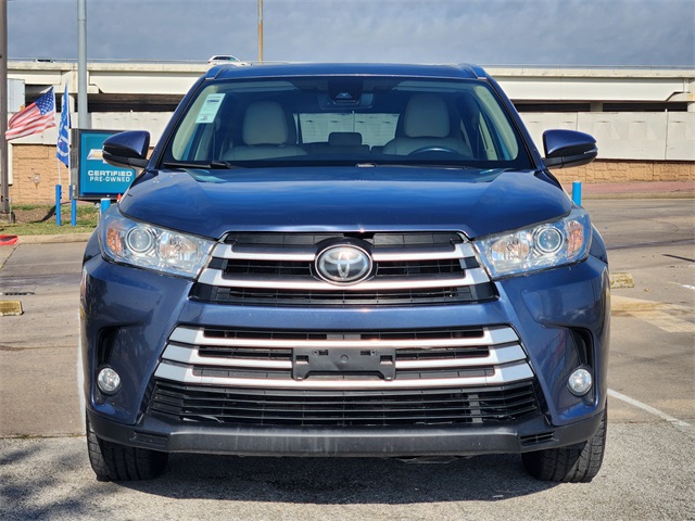 2019 Toyota Highlander XLE Blue at South Houston Nissan