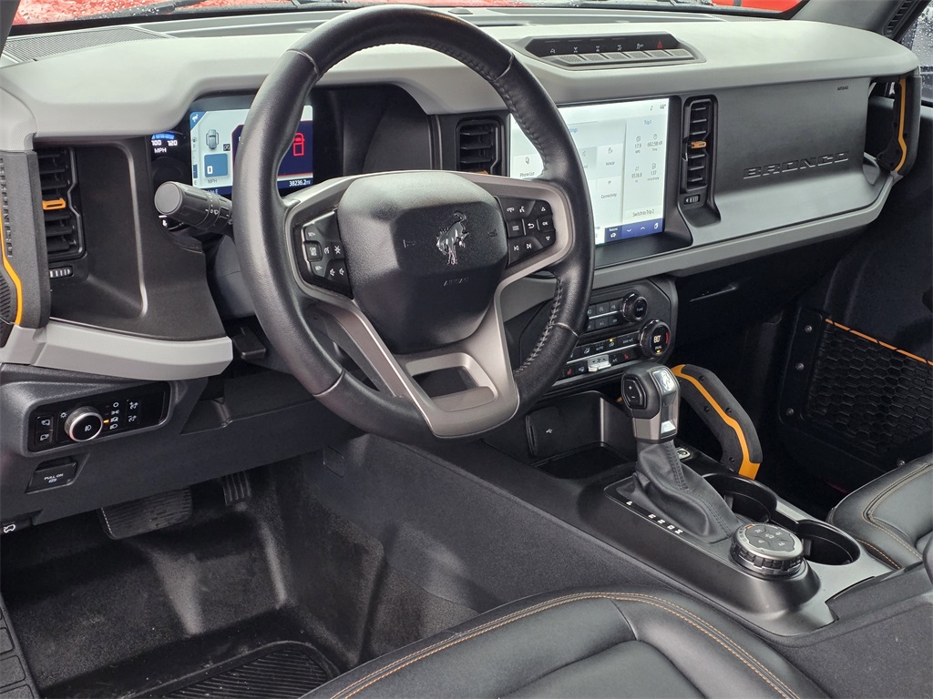 2023 Ford Bronco Badlands Red at Bayway Chrysler Dodge Jeep Ram