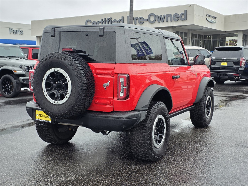 2023 Ford Bronco Badlands Red at Bayway Chrysler Dodge Jeep Ram