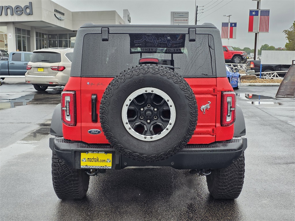 2023 Ford Bronco Badlands Red at Bayway Chrysler Dodge Jeep Ram