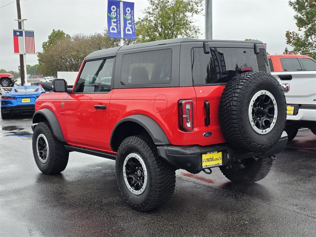 2023 Ford Bronco Badlands Red at Bayway Chrysler Dodge Jeep Ram