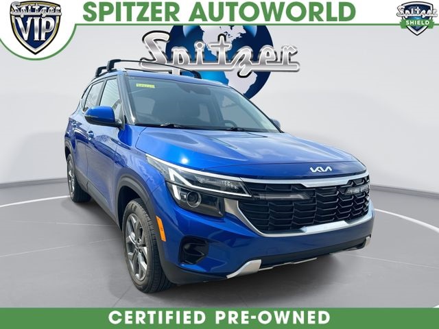 Neptune Blue 2024 Kia Seltos S AWD SUV / Crossover All-Wheel Drive Continuously Variable Transmission