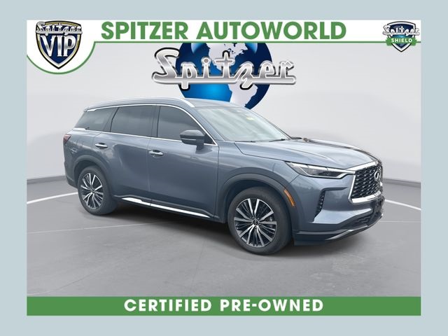 Moonbow Blue/Black Obsidian 2024 INFINITI QX60 Sensory AWD SUV / Crossover All-Wheel Drive 9-Speed Automatic