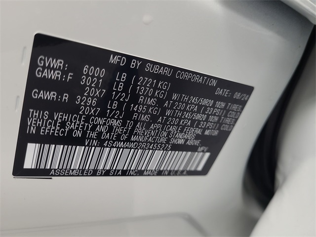 2024 – Subaru – Ascent