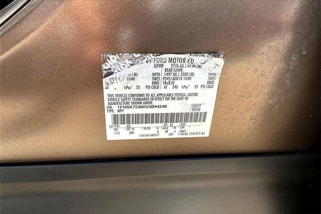 2016 Ford Explorer XLT Brown at Bayway Cadillac Southwest