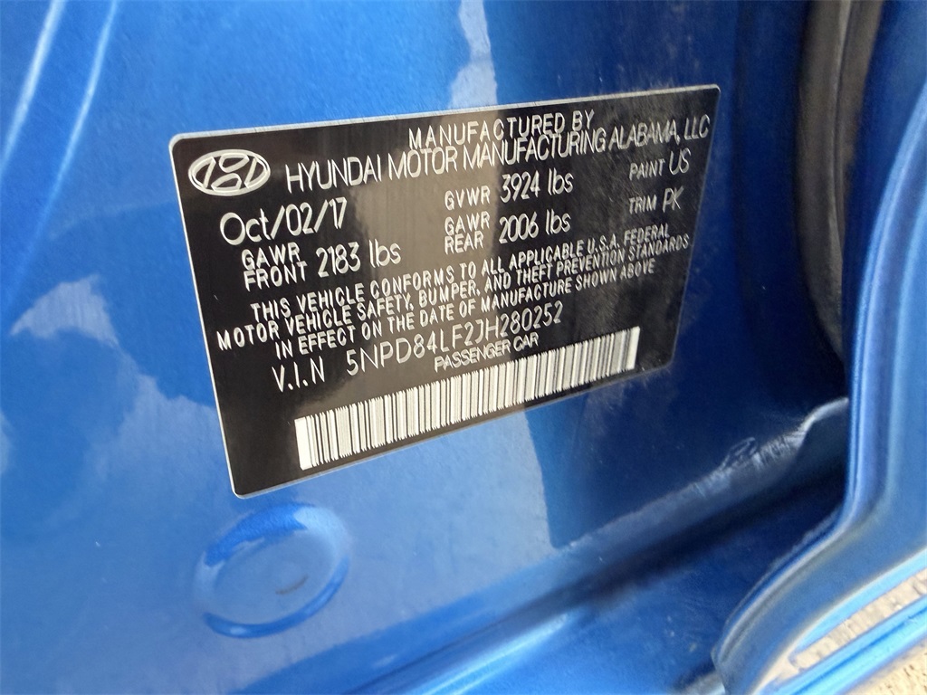 2018 Hyundai Elantra Value Edition Blue at Classic Elite Chevrolet Hwy 6