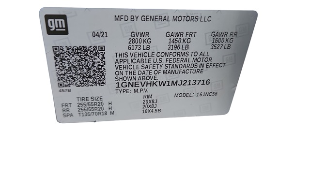 2021 Chevrolet Traverse