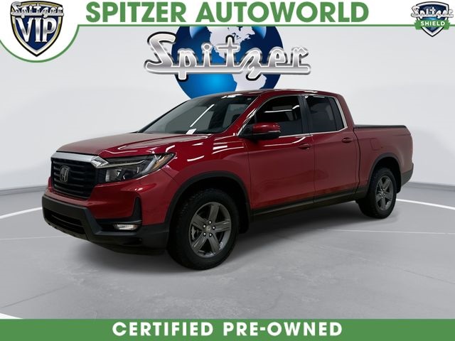 Radiant Red Metallic II 2023 Honda Ridgeline RTL AWD Pickup Truck All-Wheel Drive 9-Speed Automatic