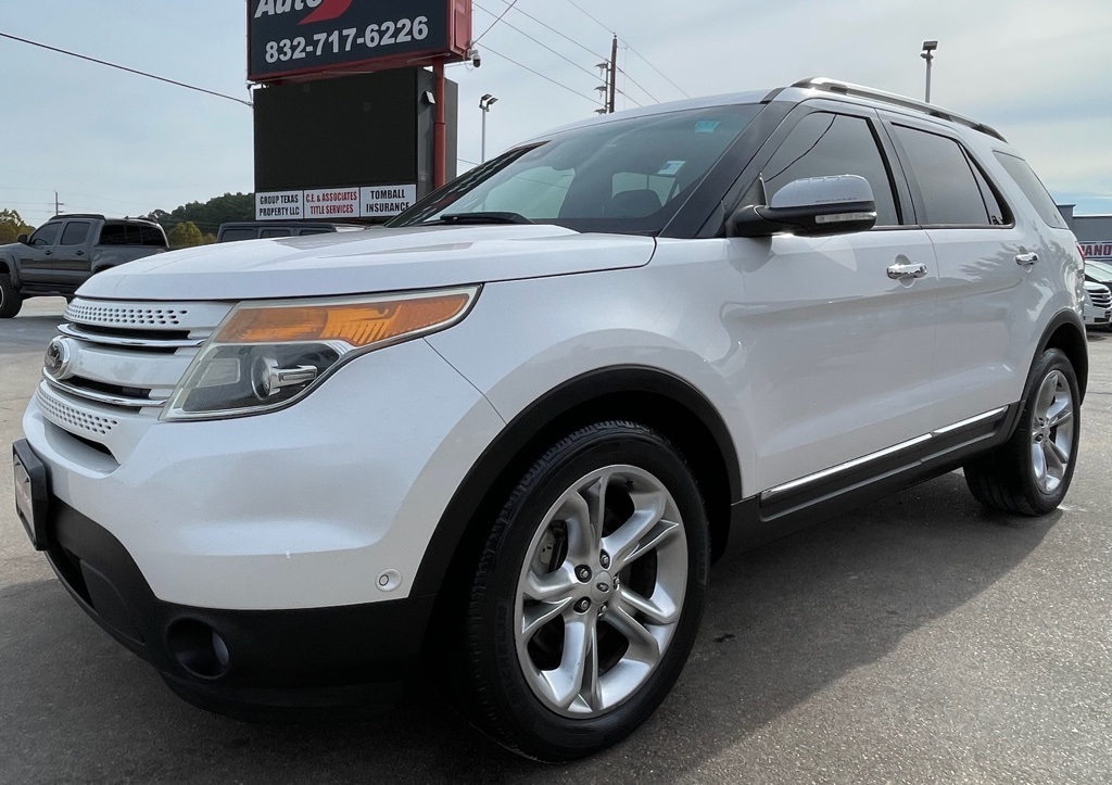 2014 Ford Explorer Limited White at Parkway Family Mazda