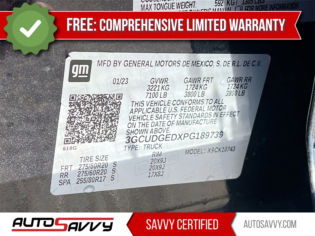 2023 Chevrolet Silverado 1500 LTZ Gray at Classic Elite Chevrolet Hwy 6