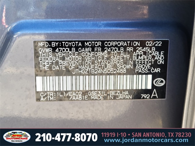 Used Car 2022 Lexus Is  350 F Sport For Sale Under $40,000 In San Antonio, Texas