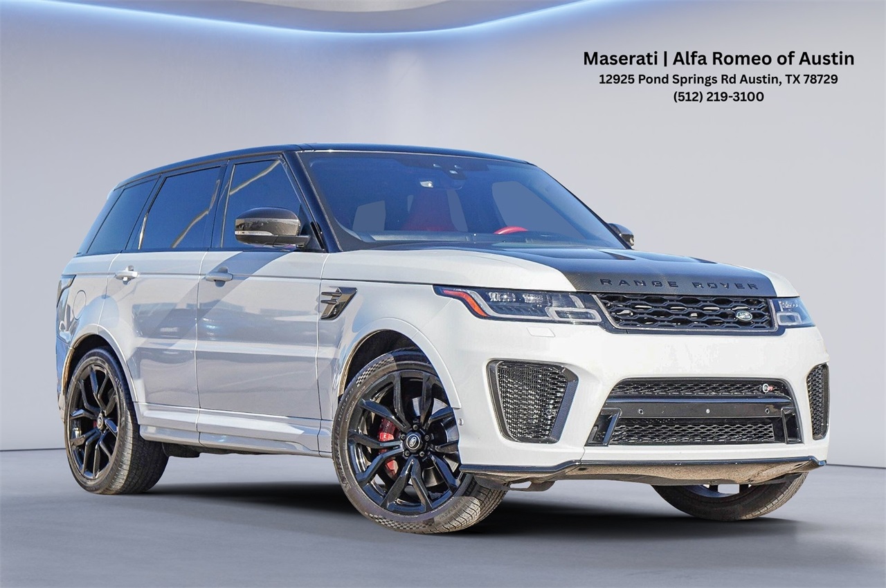 Used Car 2020 Land Rover Range Rover Sport  Svr For Sale Under $60,000 In Austin, Texas